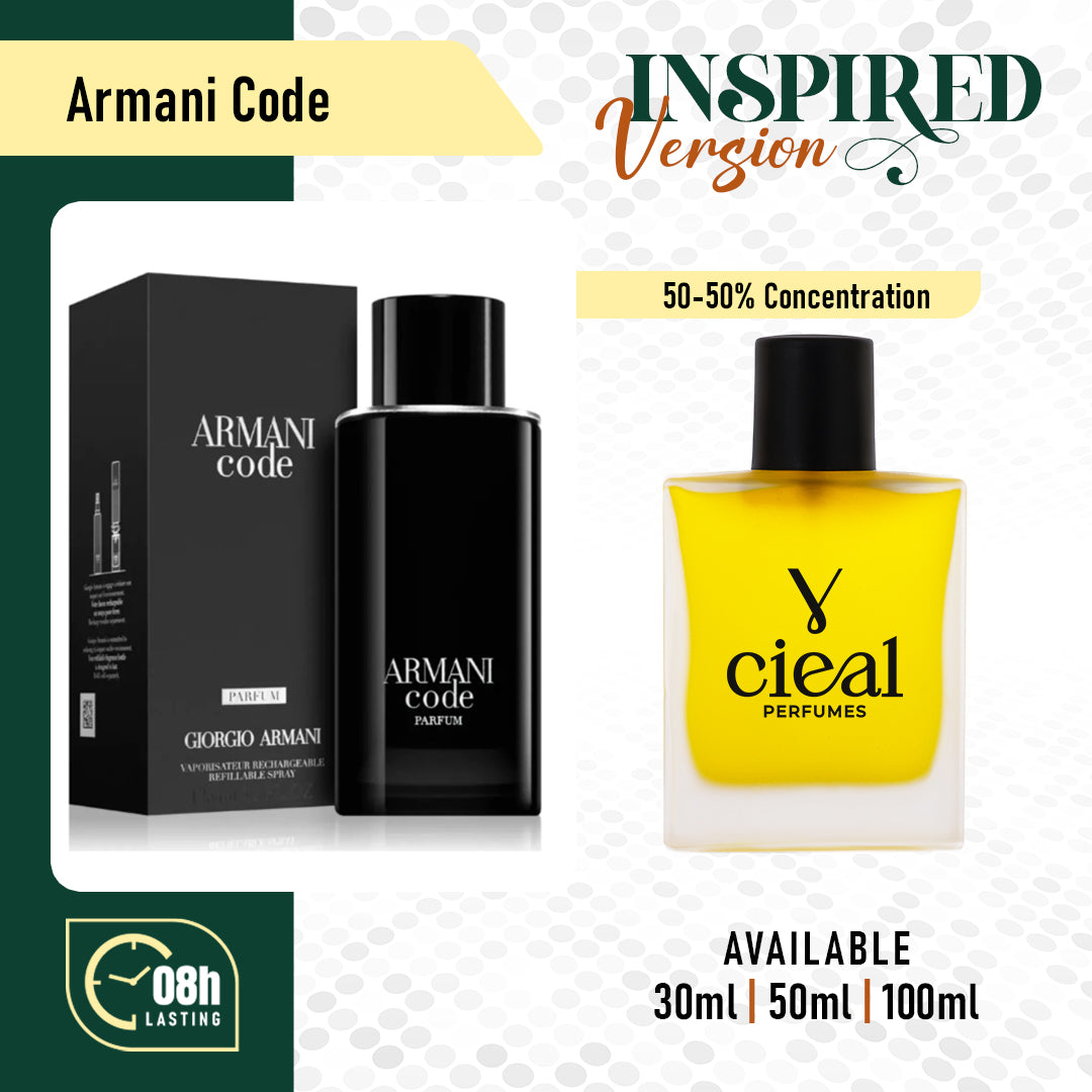INSPIRED VERSION OF ARMANI CODE – FOR MEN
